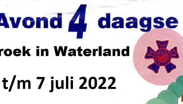 Avond4daagse 2022 in Broek in Waterland 5 en 10 km