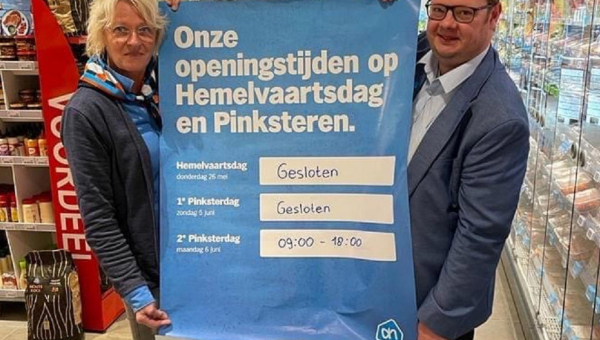Openingstijden Albert Heijn Marken op Hemelvaartsdag en Pinksteren