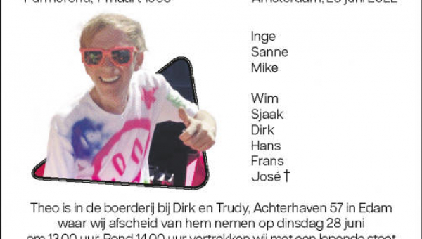 In memoriam: Theo Regter