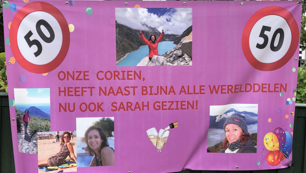 Corina heeft na bijna alle werelddelen ook Sarah gezien