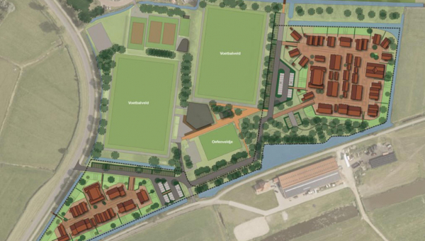 Planning project woningbouw Sportcomplex Marken