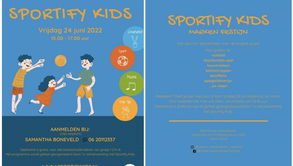Sportify Kids Sport &amp; Spelmiddag voor kinderen van 4 t/m 12 jaar