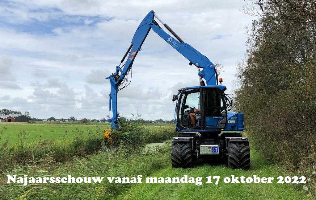 Najaarsschouw vanaf maandag 17 oktober 2022