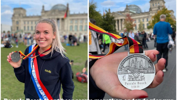 Pascale Bosch loopt haar eerste marathon onder de vier uur