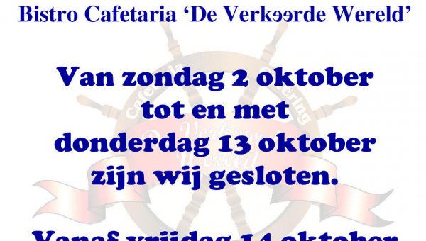 De Verkeerde Wereld gesloten