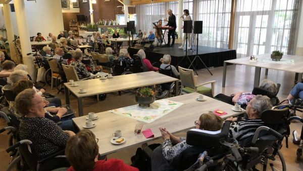 Evean start met ‘Evean zorgt met muziek’ in zorgcentrum Swaensborch