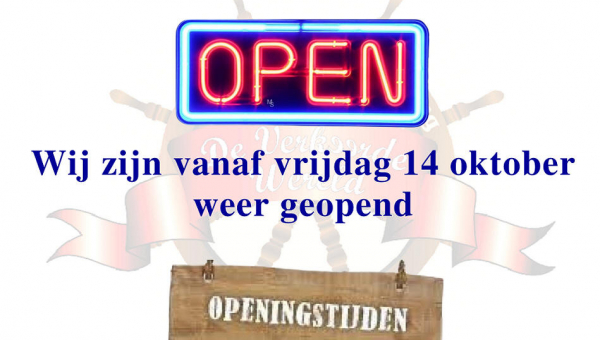 Bistro Cafetaria 'De Verkeerde Wereld' is weer geopend