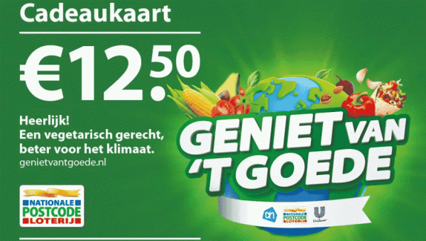 Doneer uw Postcode Cadeaukaart aan de Voedselbank