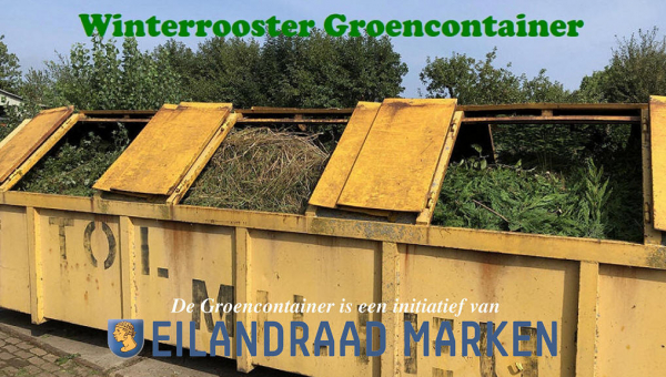 Winterrooster Groencontainer 2022-2023