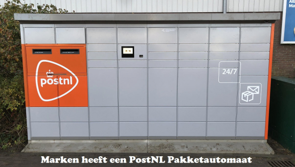 Marken heeft een PostNL Pakketautomaat