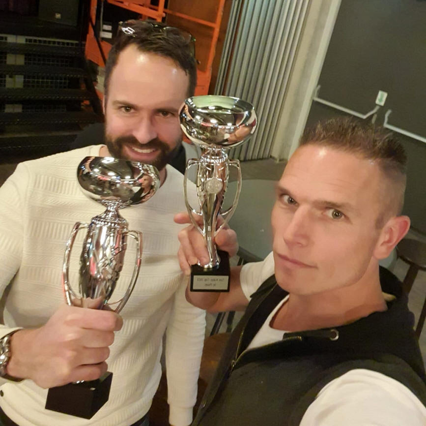 Stefan en Michel op podium van Volendammer Dartkampioenschap 2023