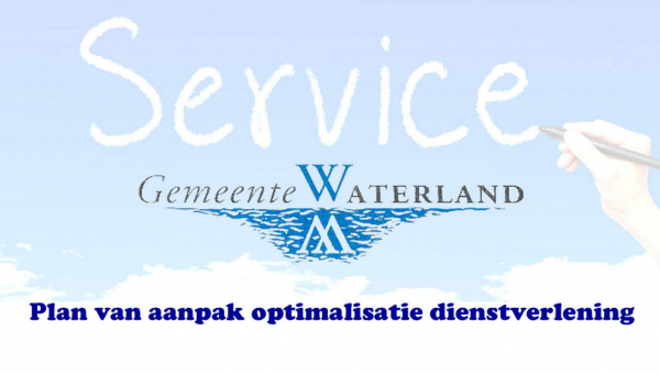 Gemeente Waterland maakt plan van aanpak optimalisatie dienstverlening