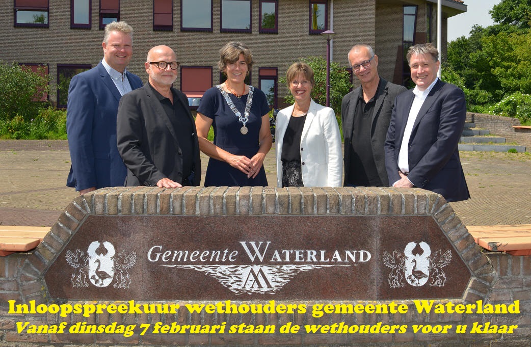Inloopspreekuur wethouders gemeente Waterland