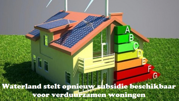 Waterland stelt opnieuw subsidie beschikbaar voor verduurzamen woningen