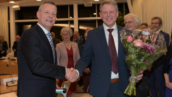 Remco Bosma beëdigd als dijkgraaf, boegbeeld van HHNK