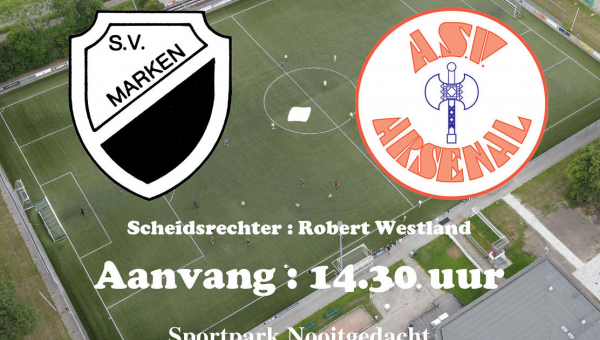 Competitiewedstrijd S.V. Marken - ASV Arsenal