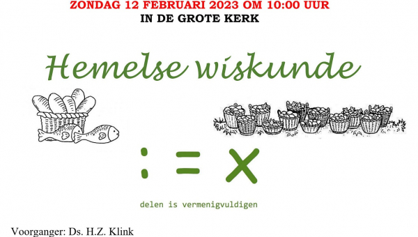 Zondag 12 februari: Jeugddienst in de Grote Kerk