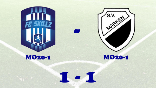 S.V. Marken MO20 pakt eerste punt in landelijke divisie 1