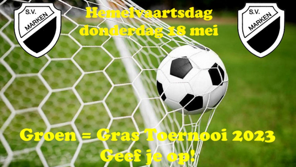 Geef je op voor het Groen = Gras Toernooi 2023