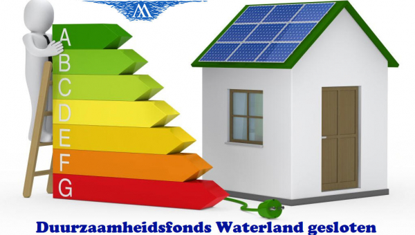Duurzaamheidsfonds Waterland gesloten na meer dan 150 aanvragen