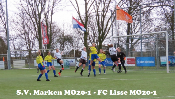 S.V. Marken MO20 pakt tweede punt tegen FC Lisse