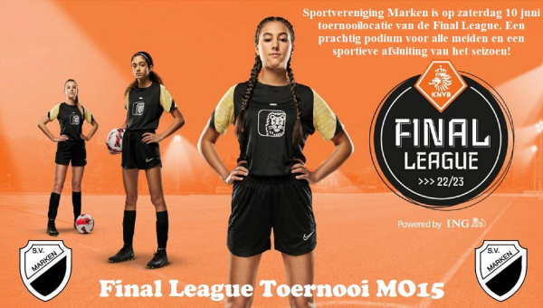 Final League Toernooi MO15 bij S.V. Marken