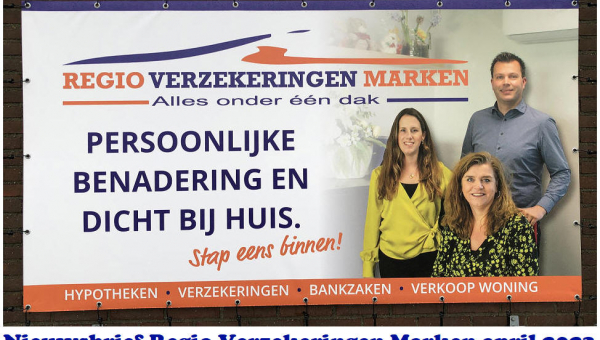 Nieuwsbrief Regio Verzekeringen Marken april 2023