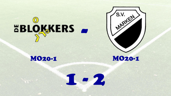 S.V. Marken MO20 pakt eerste driepunter tegen De Blokkers