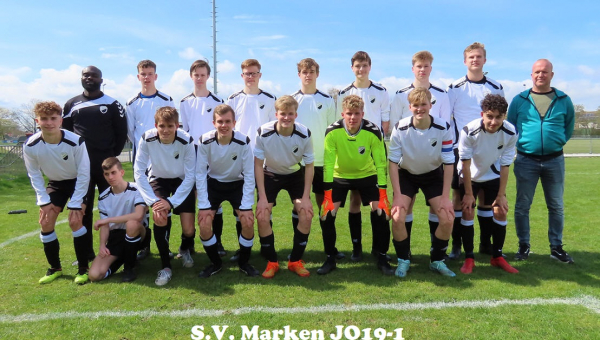 Verslag S.V. Marken JO19-1 tegen S.V. Fortuna Wormerveer JO19-2