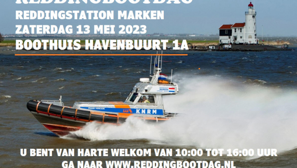 Zaterdag 13 mei: Reddingbootdag 2023
