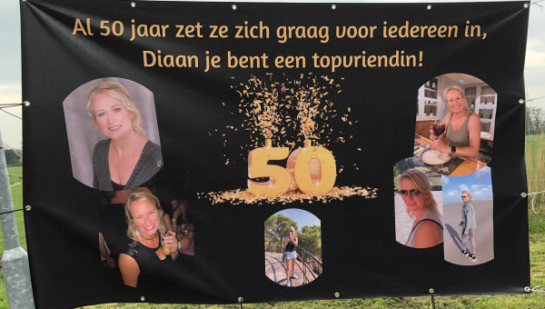 Al 50 jaar zet ze zich graag voor iedereen in, Diaan je bent een topvriendin!
