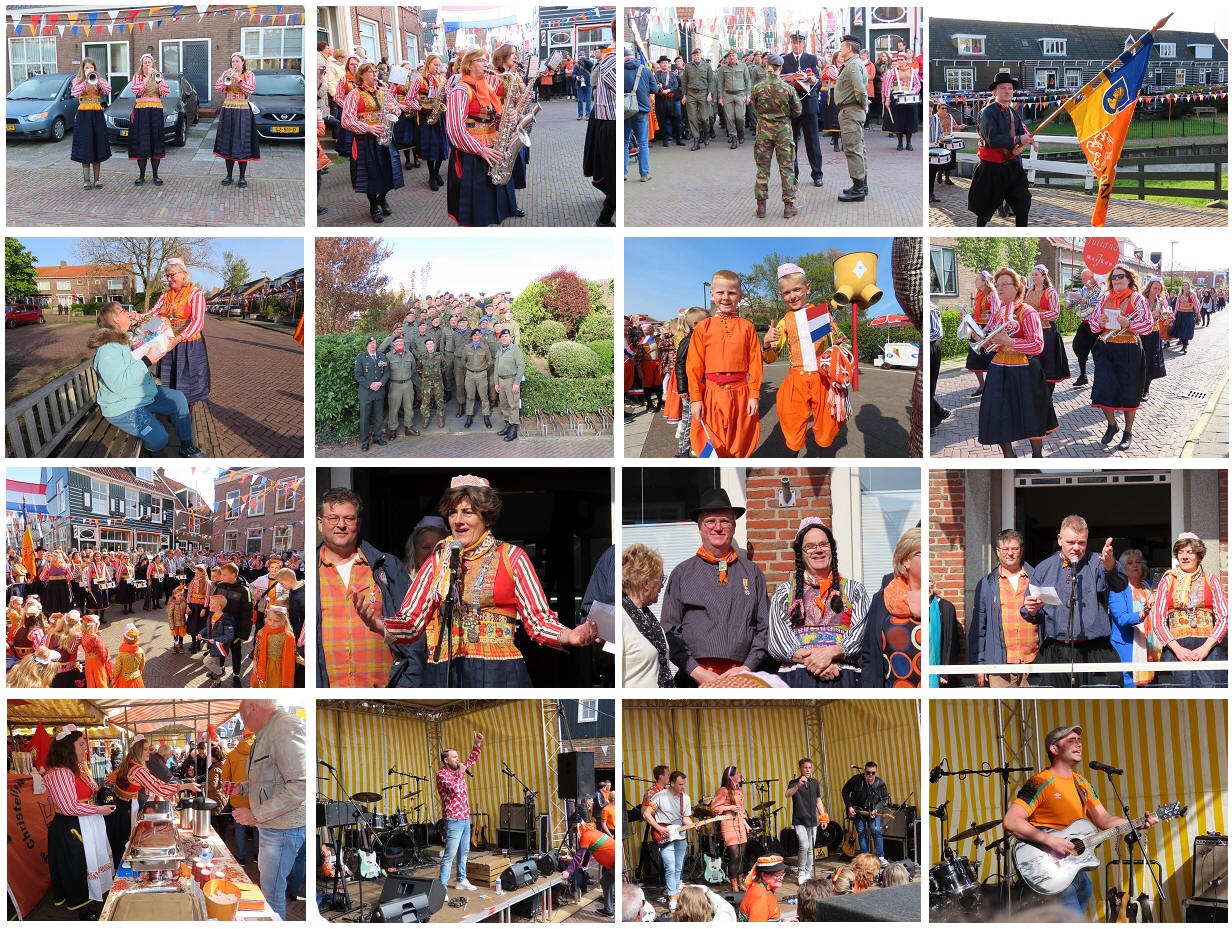 Foto impressie Koningsdag 2023 op Marken