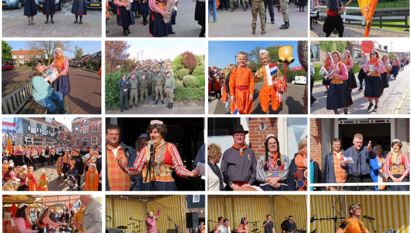 Foto impressie Koningsdag 2023 op Marken