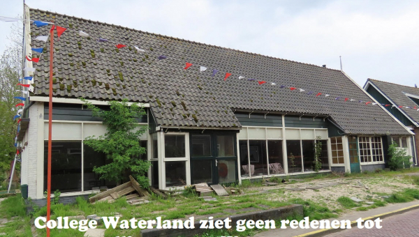 College Waterland ziet geen redenen tot versnelling proces Westerstraat 25
