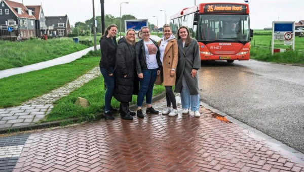 Gejuich om komst nachtbus