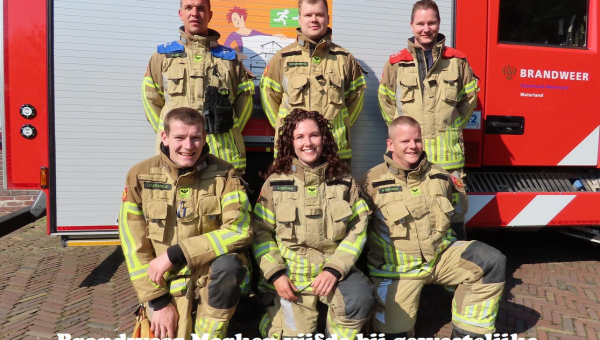 Brandweer Marken vijfde bij gewestelijke ABWC wedstrijd in Meerkerk