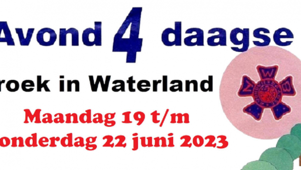 Avond4daagse 2023 in Broek in Waterland 5 en 10 km
