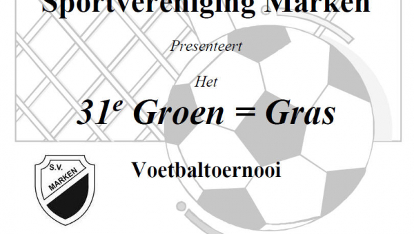 Programma Groen = Gras Voetbaltoernooi 2023