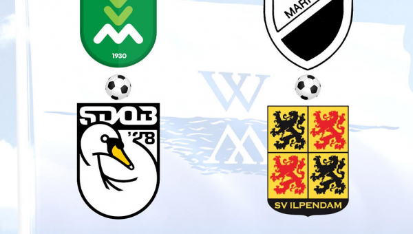 Drie van de vier voetbalclubs in gemeente Waterland zijn gedegradeerd