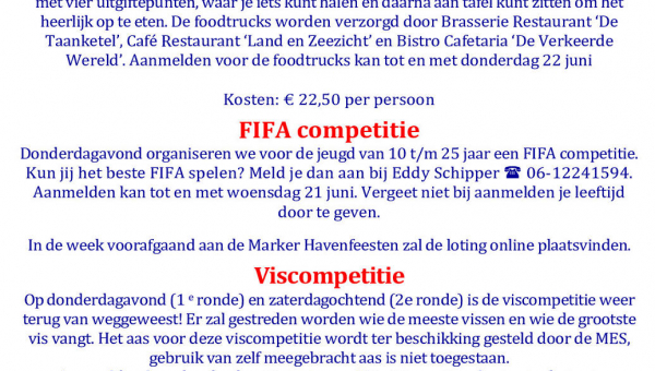 MES Nieuws: 'Marker Havenfeesten'