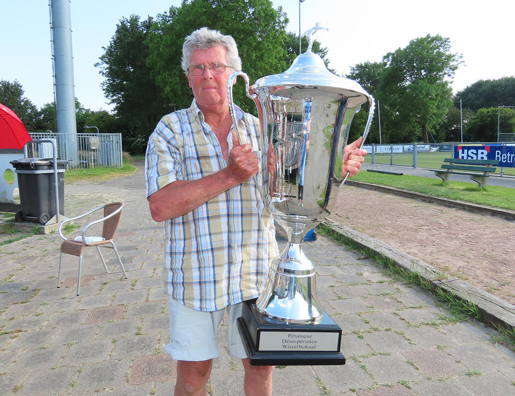 Sijmon Commandeur wint Marker Jeu de Boules competitie 2022