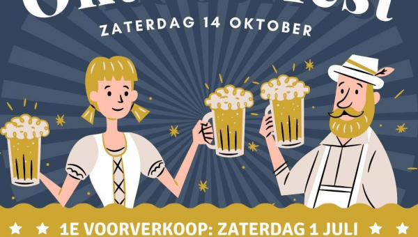 Zaterdag 14 oktober 2023 : Oktoberfest in dorpshuis Het Trefpunt