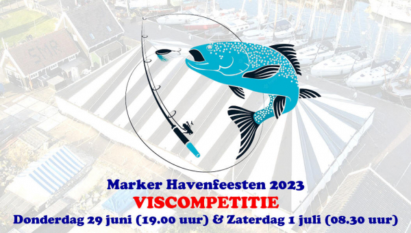 Viscompetitie tijdens de Marker Havenfeesten 2023