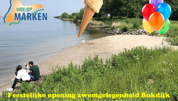 Feestelijke opening zwemgelegenheid Bukdijk