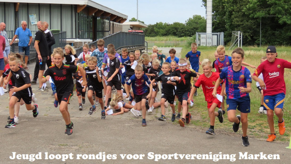 Jeugd loopt rondjes voor Sportvereniging Marken