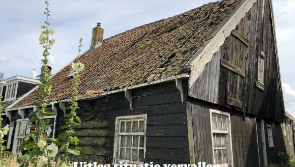 Uitleg situatie vervallen rijksmonument Rozewerf 1 op Marken