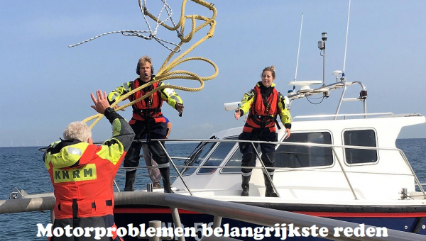 Motorproblemen belangrijkste reden voor uitvaren KNRM