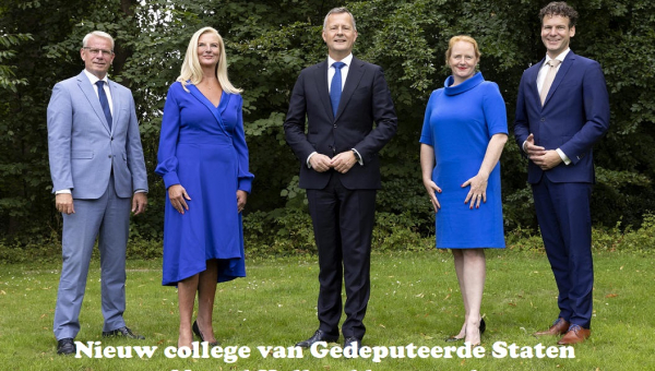 Nieuw college van Gedeputeerde Staten Noord-Holland benoemd