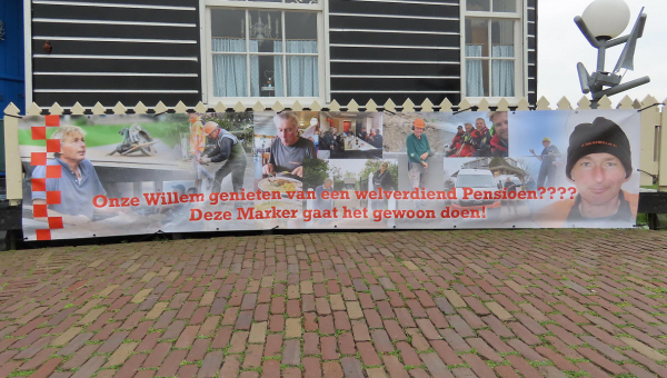 Laatst geboren echte eilandbewoner van Marken met pensioen