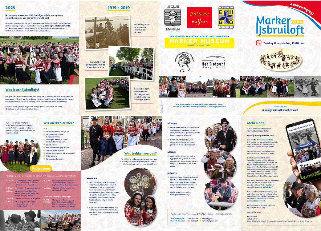 Wil je deelnemen aan de Marker IJsbruiloft 2023, meld je aan!